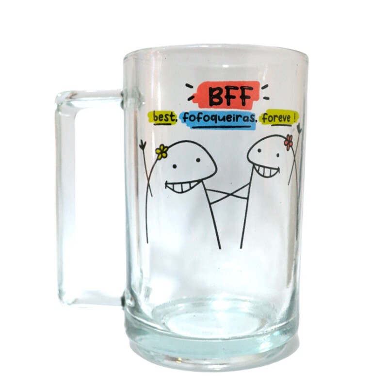 CANECA CHOP FLORK BBF BEST 335ML # H203...