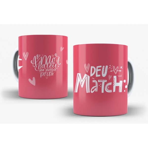 CANECA NAMORADO O AMOR BATEU 325ML # CN0413