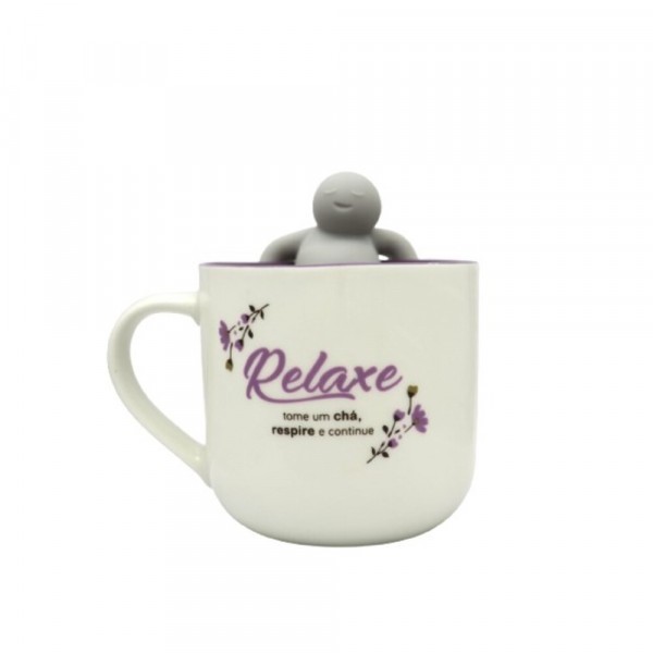CANECA C/ INFUSOR RELAXE 350ML # 10024363