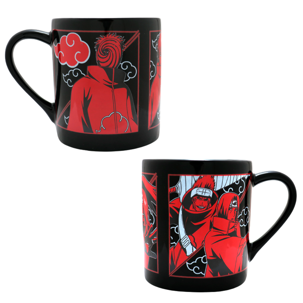 Caneca Nuvens Akatsuki: Anime Naruto Clássico 300ml - CD - Toyshow