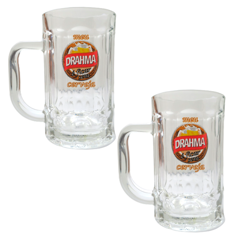 JG CANECA CHOPP DRAMA C/2 PCS 430ML # 500