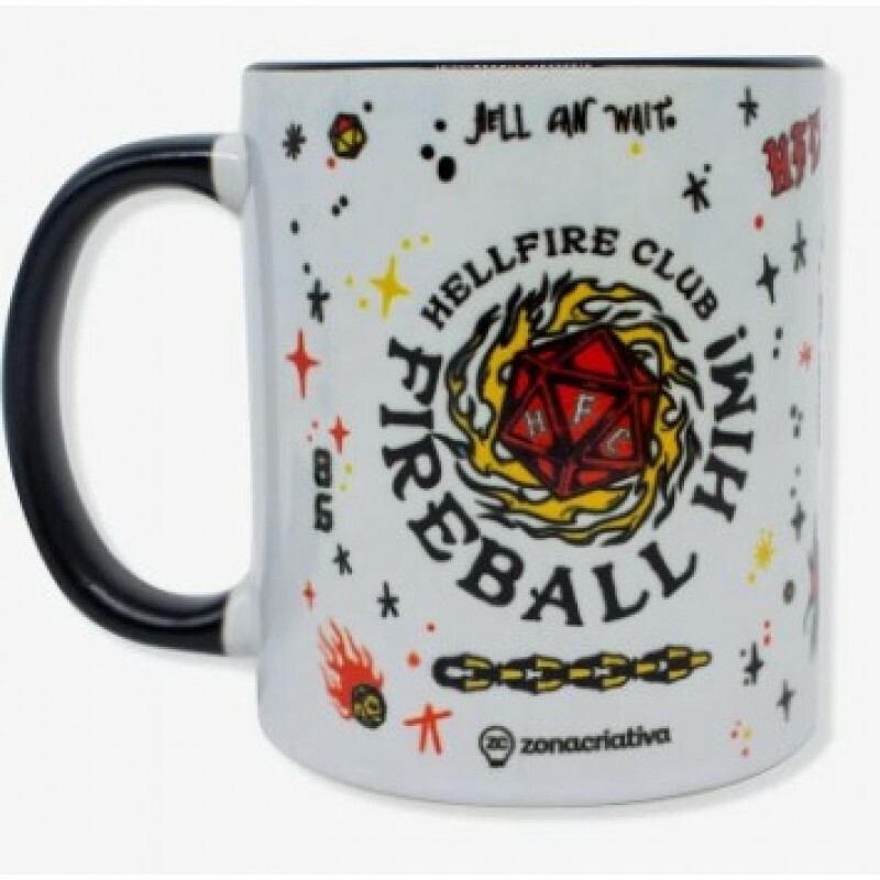 CANECA STRANGER THINGS HELLFIRE 350ML # 10025204