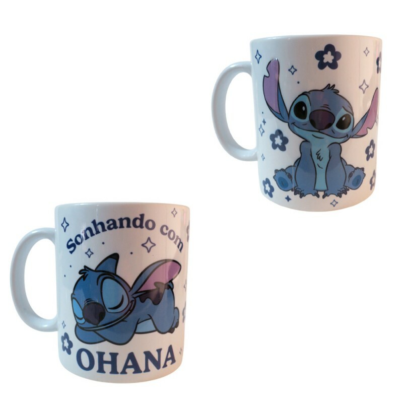 CANECA POP STITCH SONHANDO C/OHANA 350ML#10026446