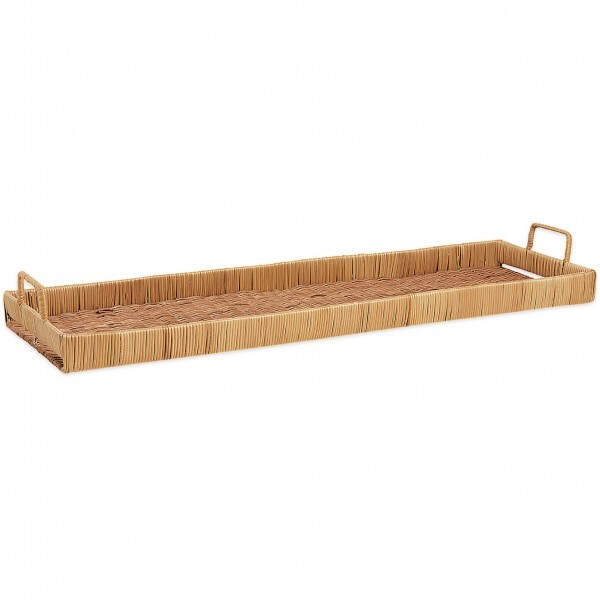 CENTRO MESA RATTAN 85X26CM # 13399