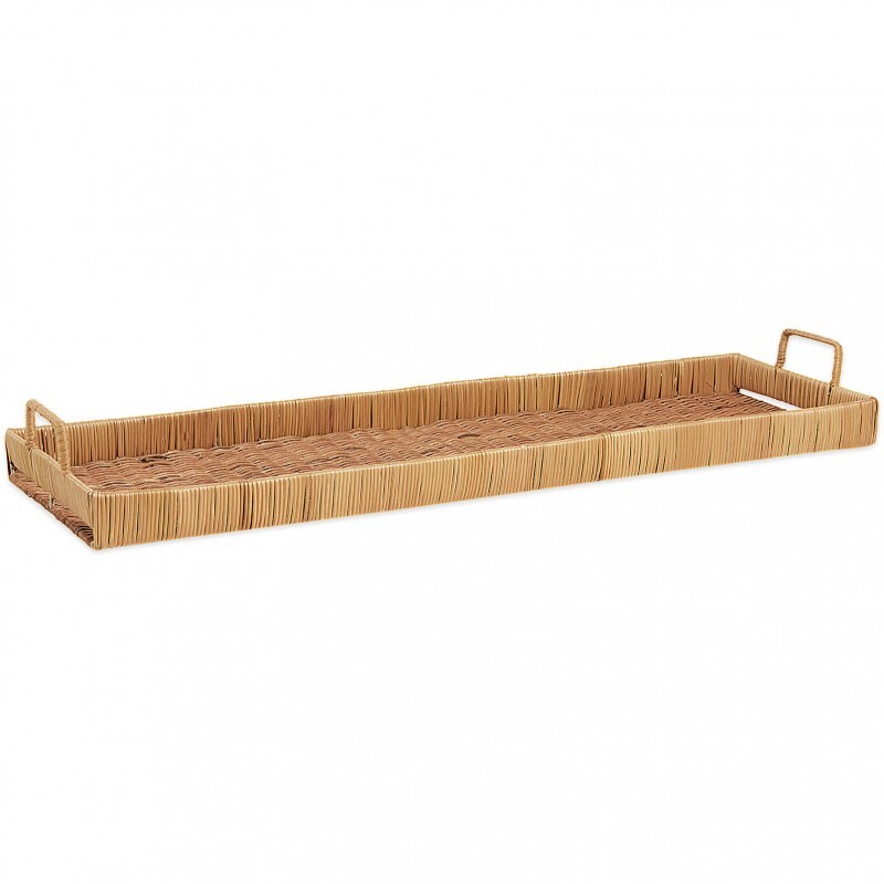 CENTRO MESA RATTAN 85X26CM # 13399