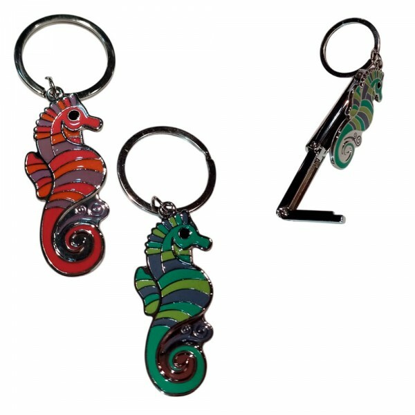 CHAVEIRO PORTA BOLSA CAVALO MARINHO #PB010@