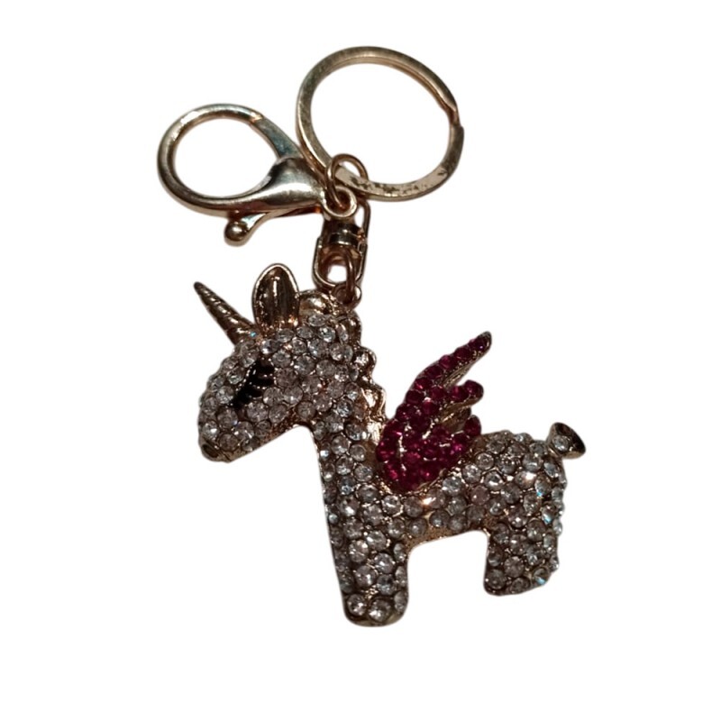 CHAVEIRO UNICORNIO STRASS # YCHV-52