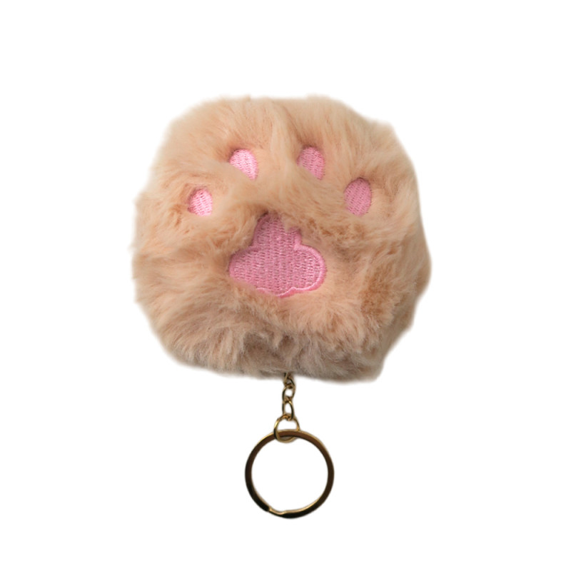 CHAVEIRO FLUFFY PATINHA BEGE 8.5CM #CHP08