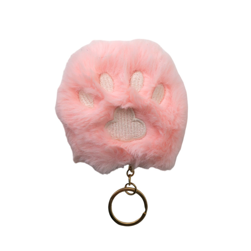 CHAVEIRO FLUFFY PATINHA ROSA 8.5CM #CHP08