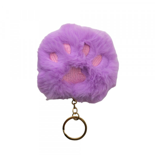 CHAVEIRO FLUFFY PATINHA LILAS 8.5CM #CHP08