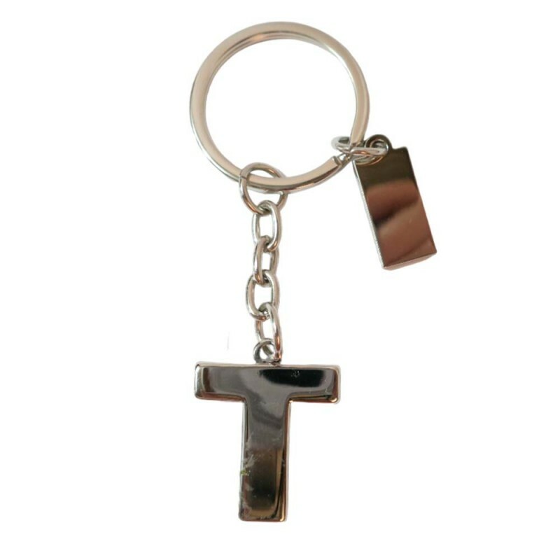CHAVEIRO METAL LETRA T # D004416