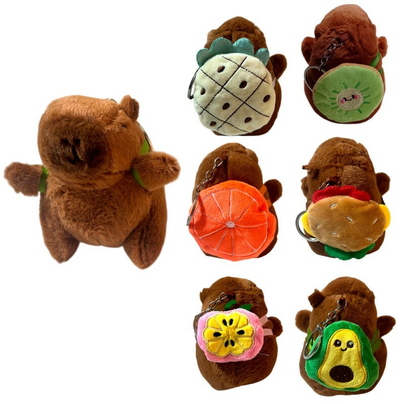 KIT CHAV CAPIVARA C/12PCS 12CM # G60:HY-CHA-7536 