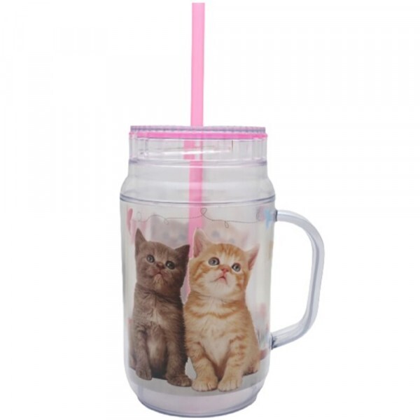 COPO CASAL GATOS 400ML # TUR-121*