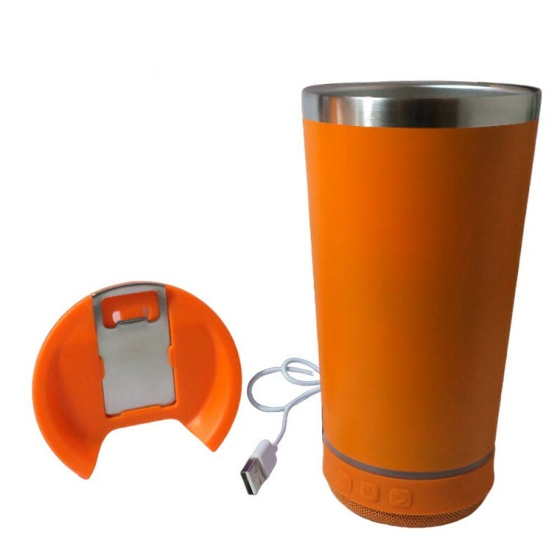 COPO TERMICO BLUETOOTH LARANJA # 3177...