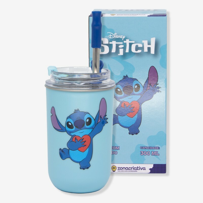 COPO NEO STITCH NAMORADOS 300ML # 10025651