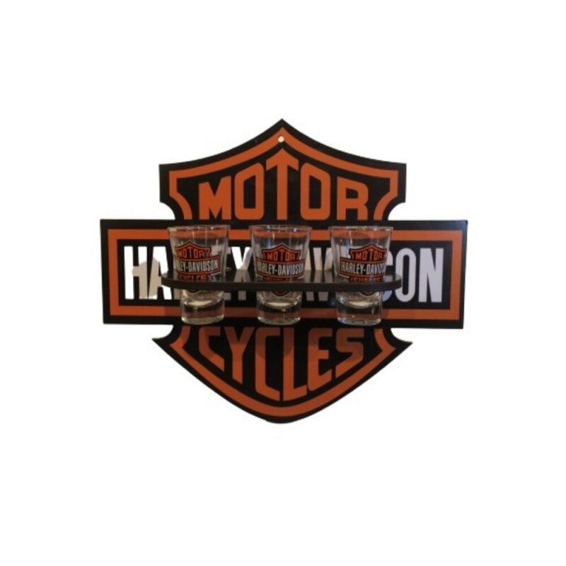 PORTA COPOS HARLEY PAREDE C/3PCS # 15**