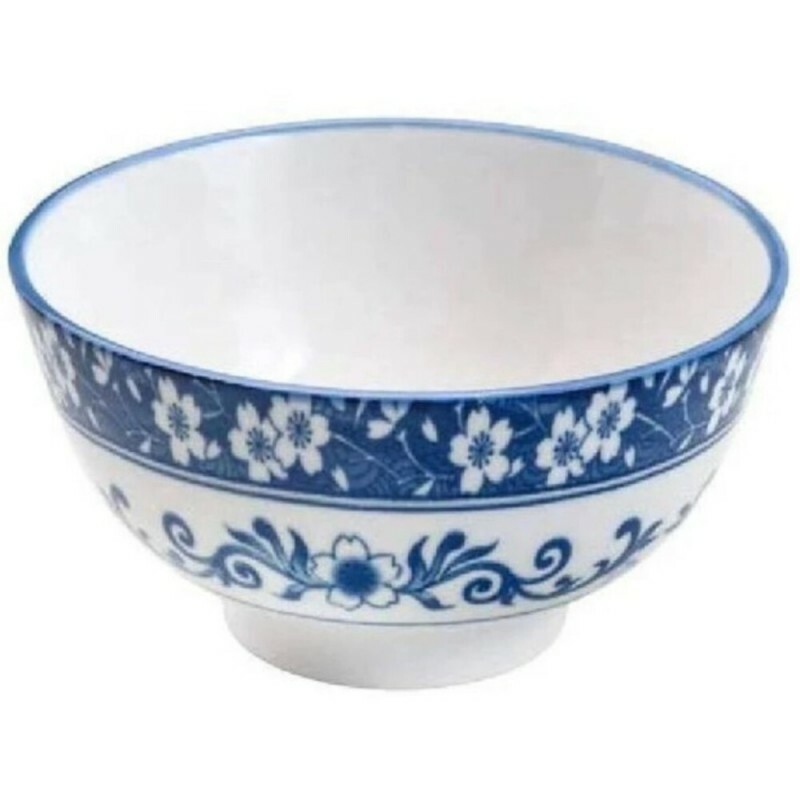 BOWL BLUE GARDEN 12X6.5 CM # 8484