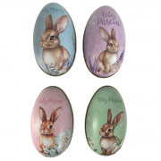 PORTA CHOCOLATE OVO PASCOA METAL # PAS0116