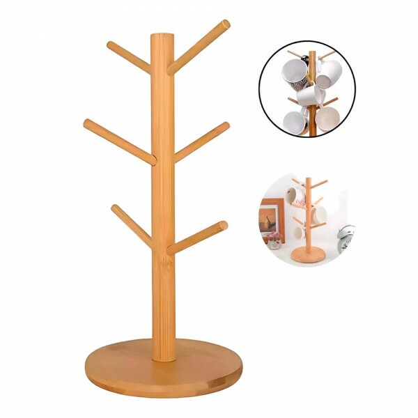 SUPORTE P/XICARAS BAMBU 16X34CM # 7357