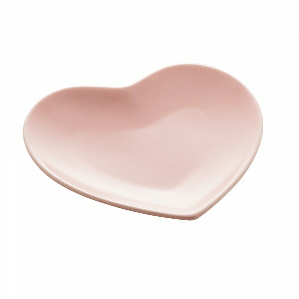 PRATO CORACAO HEART ROSA 27X26CM # 8690