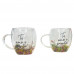 CANECA TE AMO BOROSSILICATO PAREDE DUPLA  # CV-004