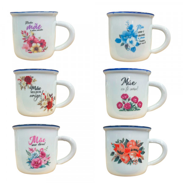 CANECA MAE FRASES 140ML # HD53217