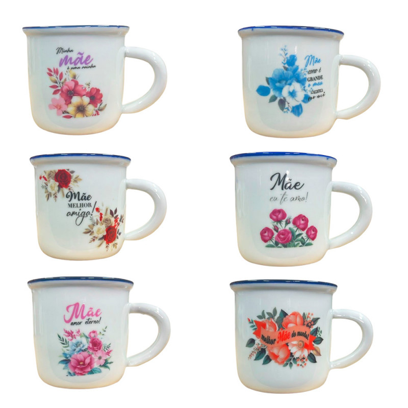 CANECA MAE FRASES 140ML # HD53217