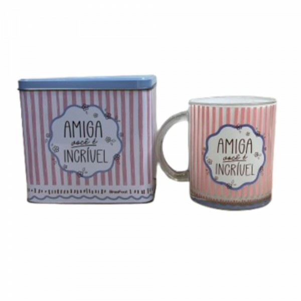 CANECA C/LATA AMIGA INCRIVEL 500ML 15255 CANECA C/LATA AMIGA INCRIVEL 500ML 15255