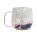 CANECA BOROSSILICATO C/FLORES 250ML CV-025