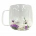 CANECA BOROSSILICATO C/FLORES 250ML CV-025