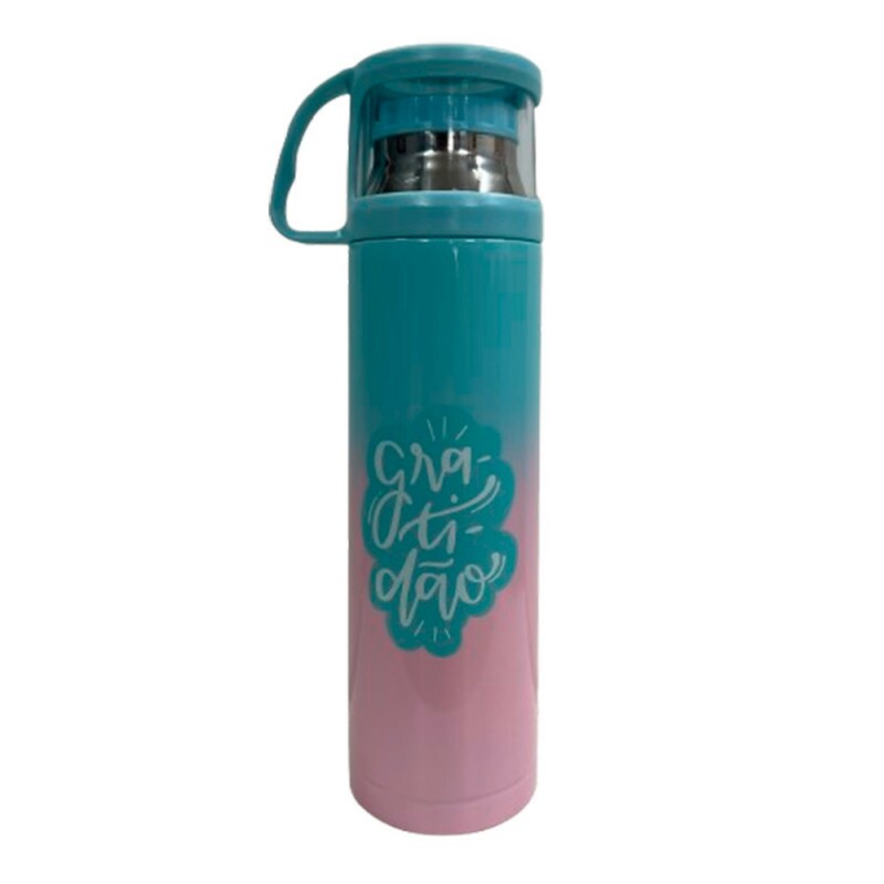 GARRAFA TERMICA GRATIDAO C/CANECA 470ML # MB-213