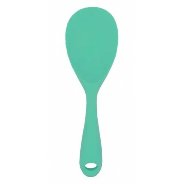 COLHER VERDE DE SILICONE 23X7CM # HU66521