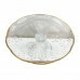 PRATO P/BOLO FIO DE OURO NEW BUTTERFLY 26.5X27X12CM # 221224