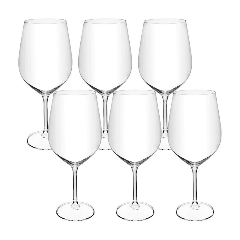JG TACA P/VINHO CREX BOHEMIA C/6PCS 740ML # 35779