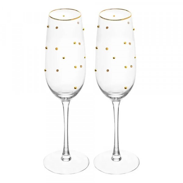 JG TACA P/CHAMPAGNE BALLS FIO DE OURO C/2 # 21061 JG TACA P/CHAMPAGNE BALLS FIO DE OURO C/2 # 21061