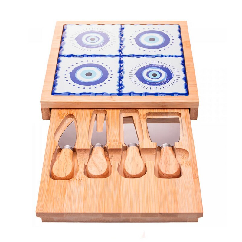 KIT QUEIJO GREEK C/6PCS TABUA C/GAVETA # 221667