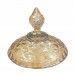 POTICHE DIAMOND AMBAR METALIZADO 15X28CM # 7768