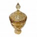 POTICHE DIAMOND AMBAR METALIZADO 15X32CM # 7771 POTICHE DIAMOND AMBAR METALIZADO 15X32CM # 7771