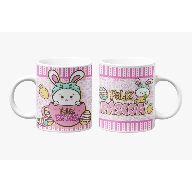 CANECA FELIZ PASCOA C/CAIXA 325ML # CN2611