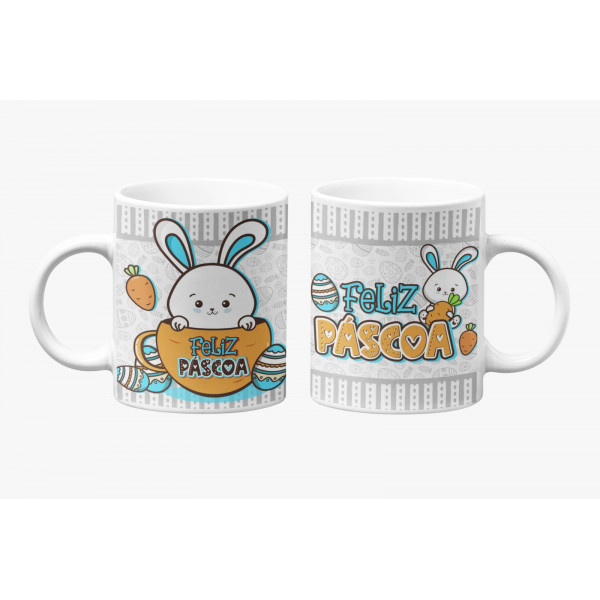 CANECA FELIZ PASCOA C/CAIXA 325ML # CN2612