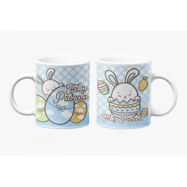 CANECA FELIZ PASCOA C/CAIXA 325ML # CN2610