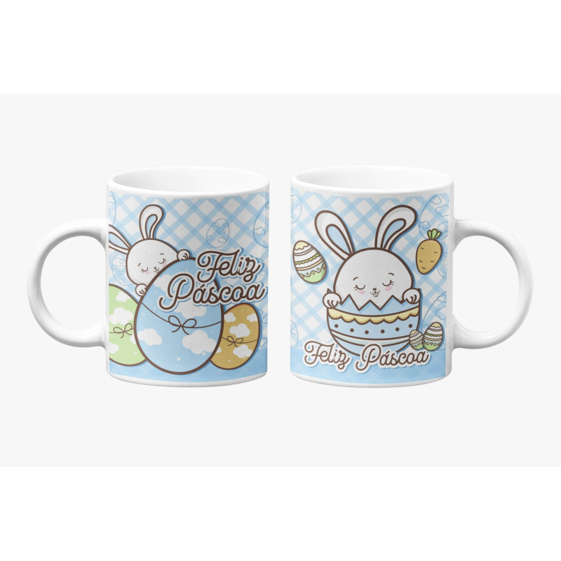 CANECA FELIZ PASCOA C/CAIXA 325ML # CN2610