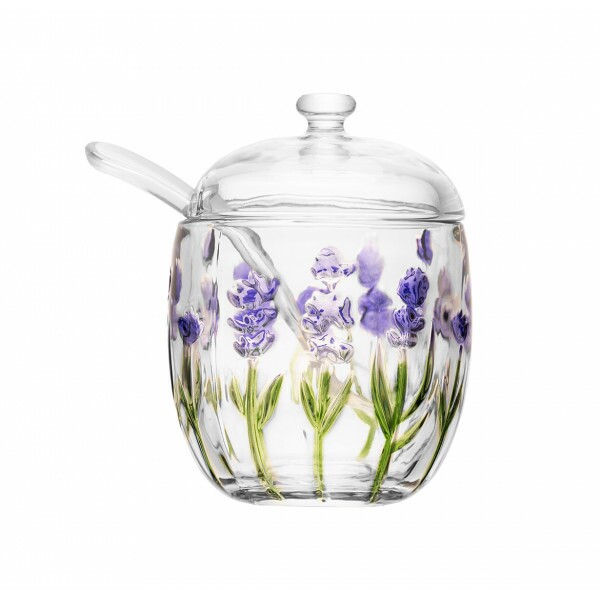 ACUCAREIRO C/COLHER LAVANDA 8.5X11.3CM # 221456