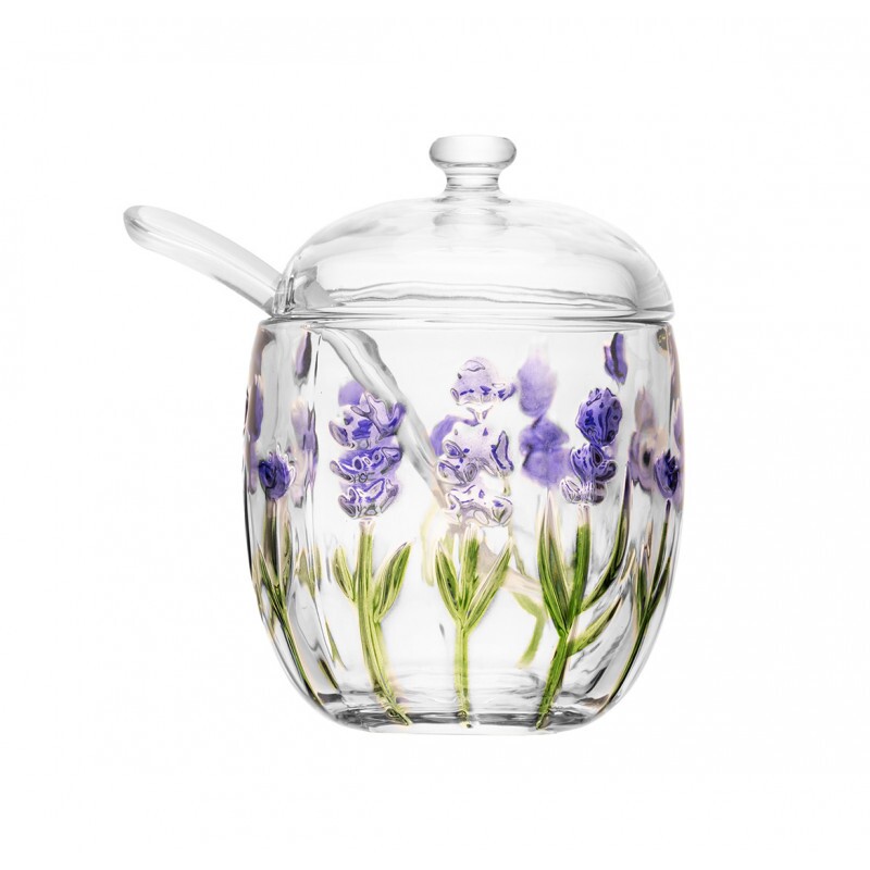 ACUCAREIRO C/COLHER LAVANDA 8.5X11.3CM # 221456