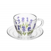 XICARA CAFE C/ PIRES LAVANDA HAND 80ML # 221460 XICARA CAFE C/ PIRES LAVANDA HAND 80ML # 221460