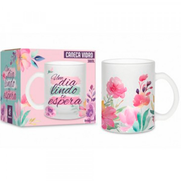 CANECA DIAMOND UM DIA LINDO 300ML # 14462 CANECA DIAMOND UM DIA LINDO 300ML # 14462