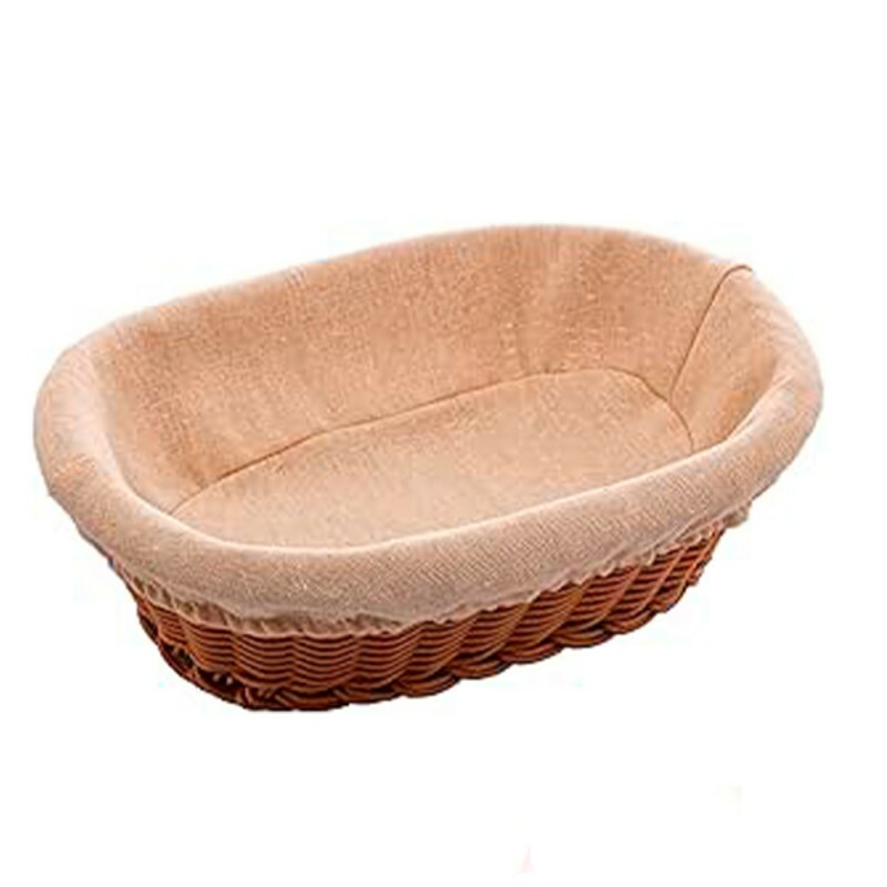 CESTA OVAL RATTAN 27X20X8CM # 2760