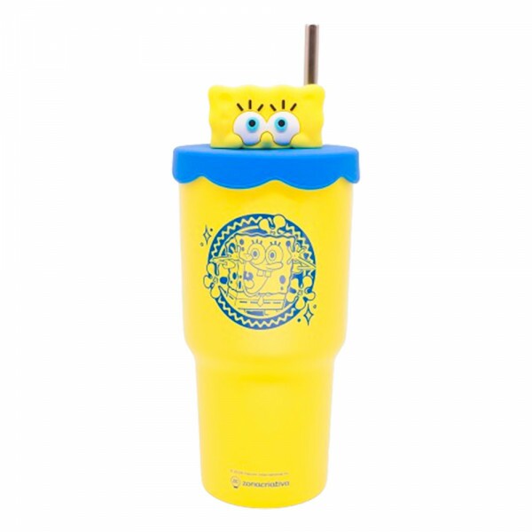 COPO TOPPER BOB ESPONJA 600ML # 10026730 COPO TOPPER BOB ESPONJA 600ML # 10026730