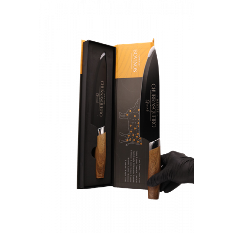 FACA MESTRE CHURRASQUEIRO STELL 31.3X4CM # 14451