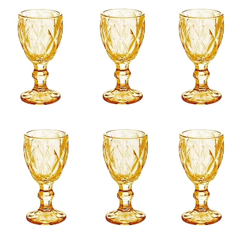 JG TACA LICOR AMBAR DIAMOND C/6PCS # 2967 